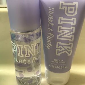PINK BODY MIST AND LOTION